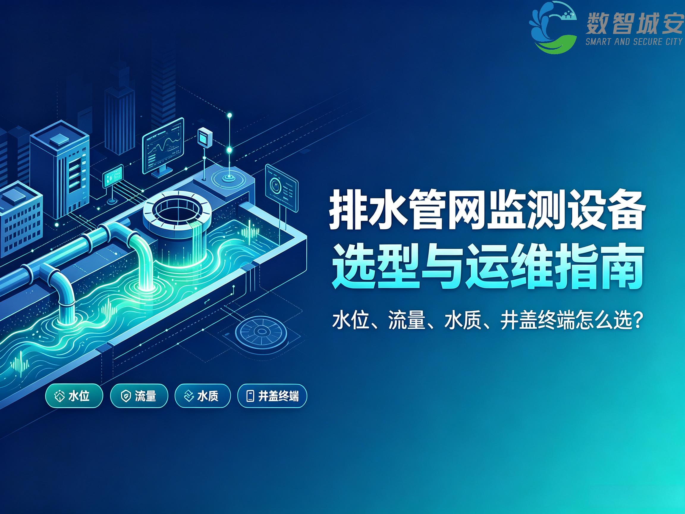 《排水管网监测设备选型与运维指南：水位、流量、水质、井盖终端怎么选？》